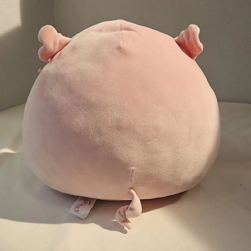 Squishmallow Easter Pink Pig w Daisy Print